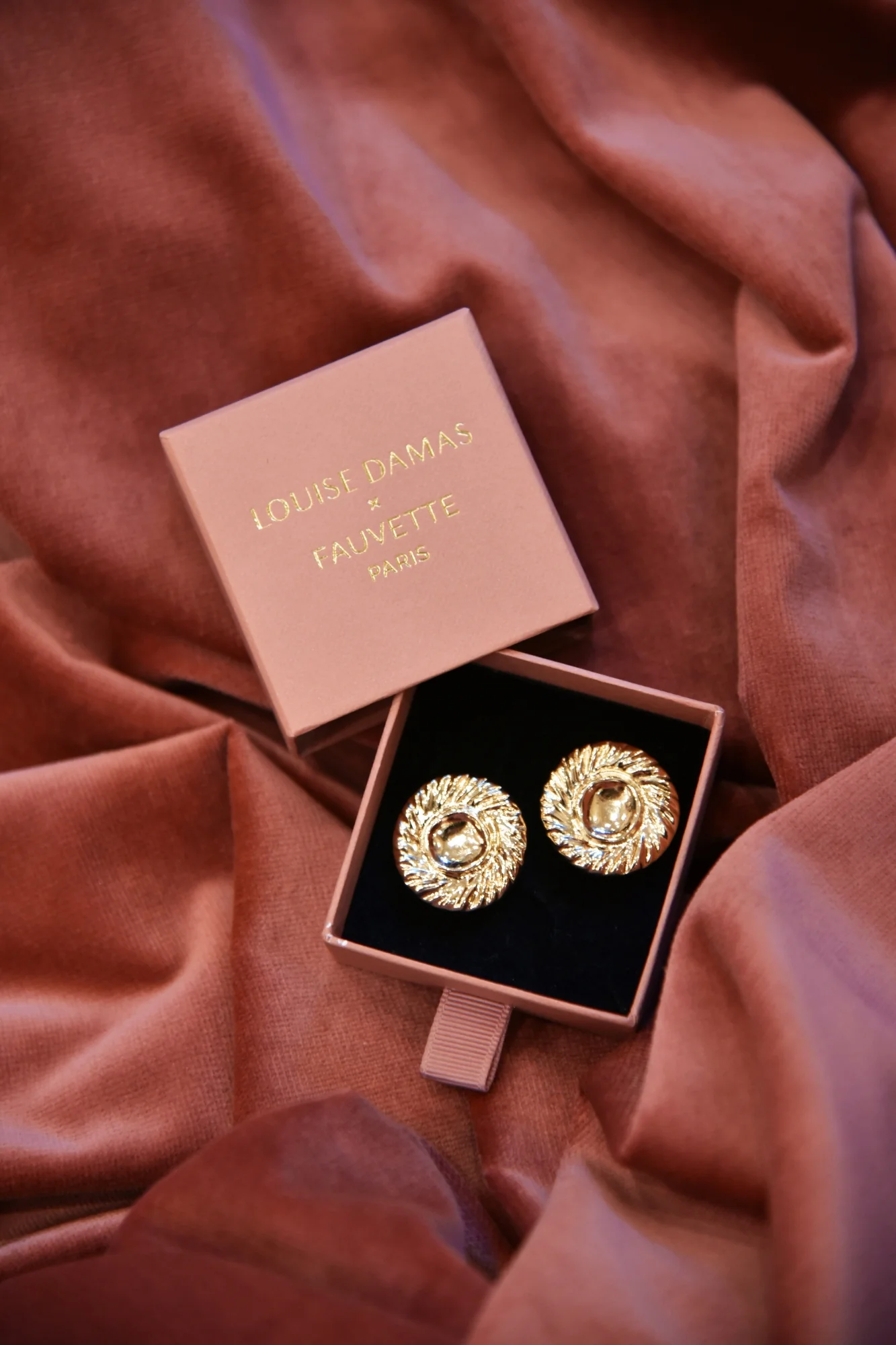 BOUCLES D'OREILLES JULIETTE LOUISE DAMAS X FAUVETTE PARIS - Image 11