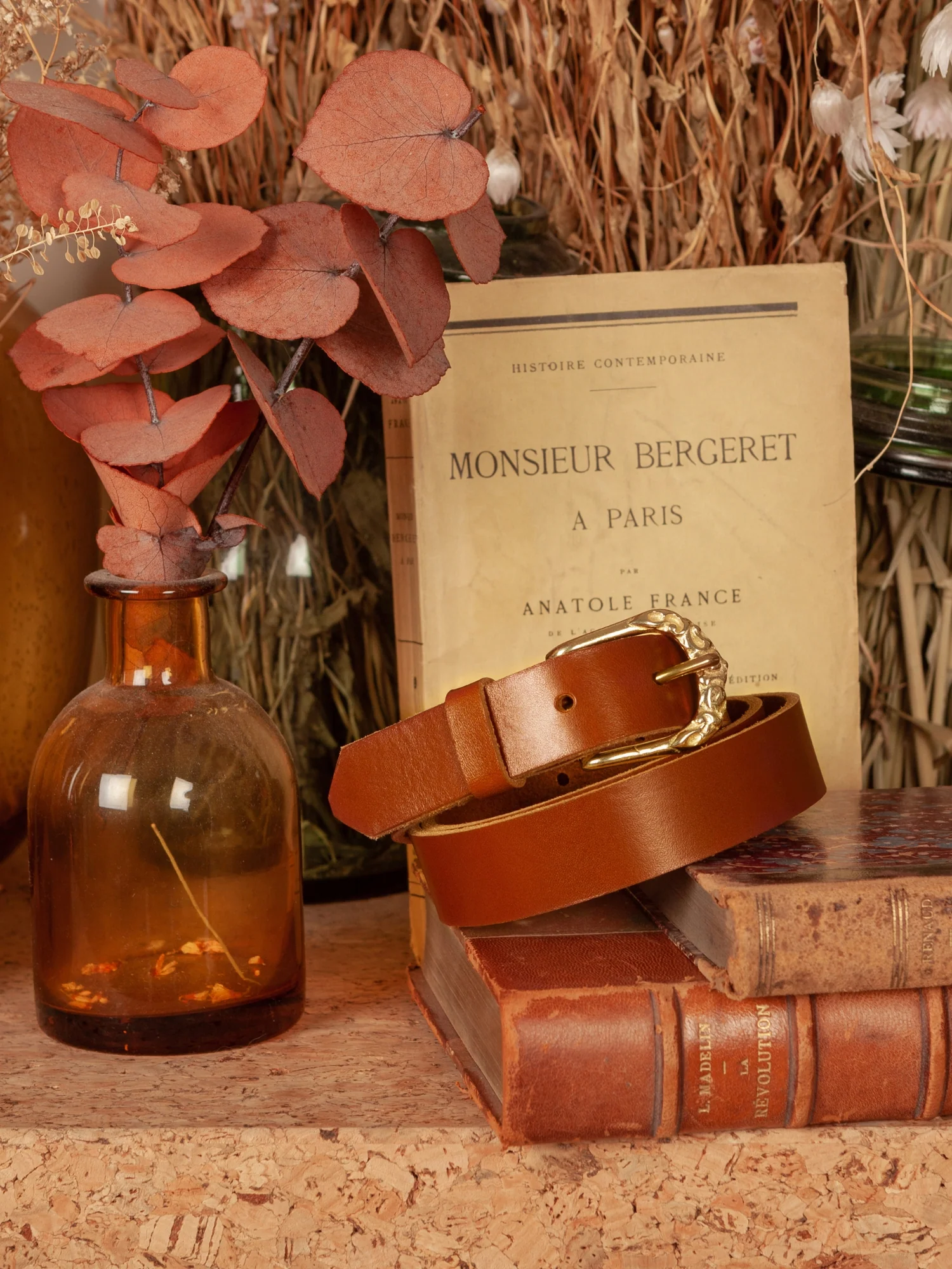 GRANDE CEINTURE BARIOLÉE CAMEL - Image 4