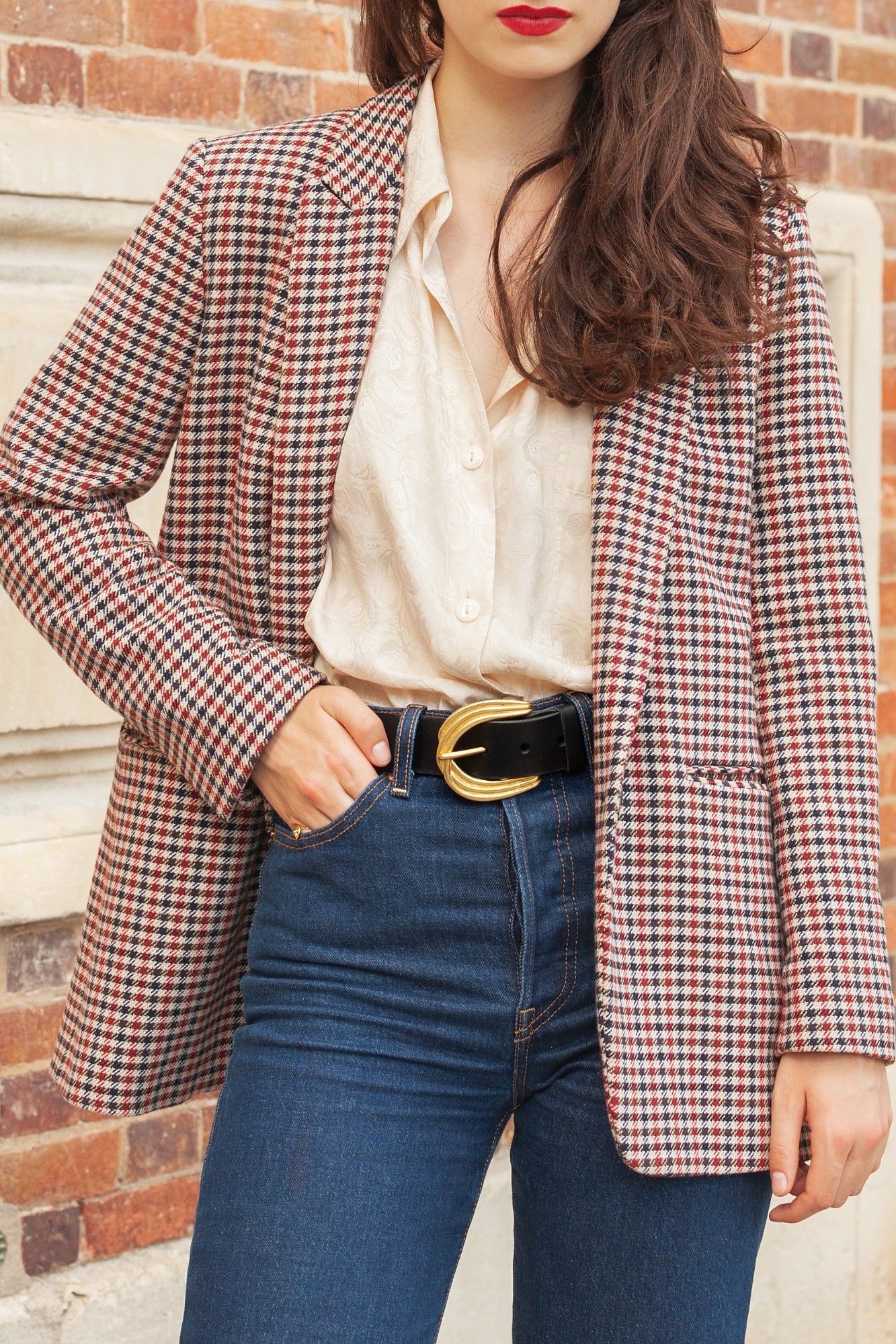 GRANDE CEINTURE STRIÉE NOIRE - Image 4