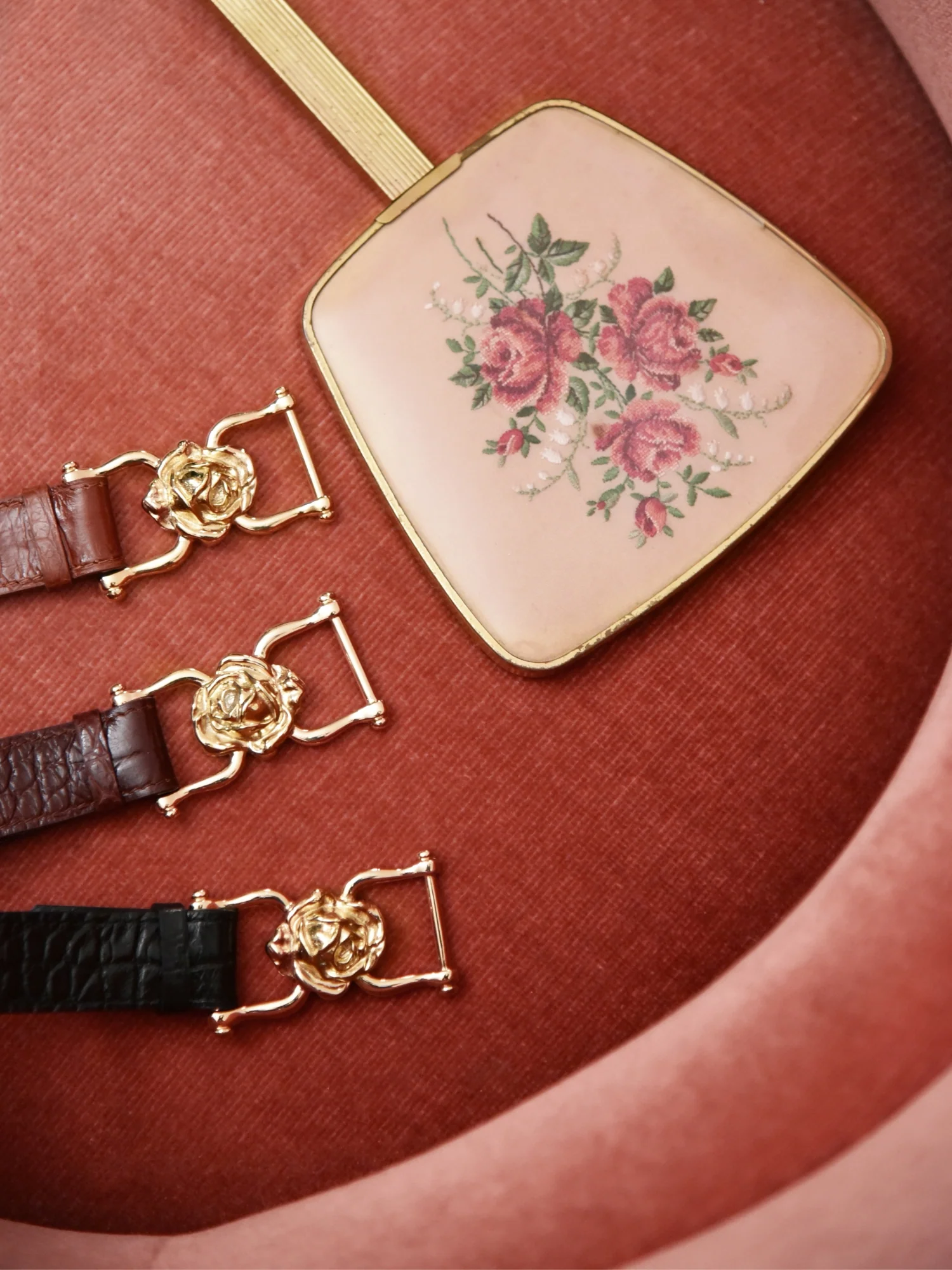 CEINTURE ROSIE CROCO NOIR - Image 7