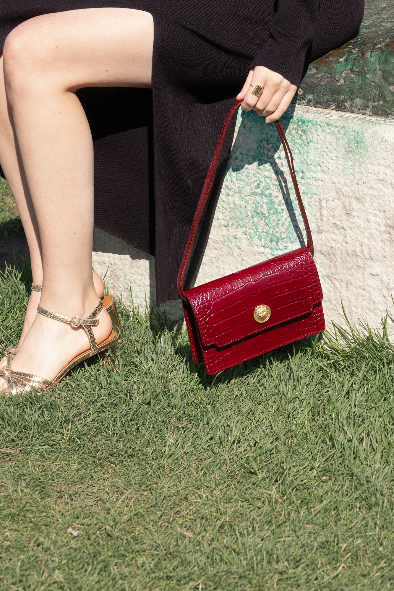 SAC LÉO CROCO BORDEAUX - Image 4