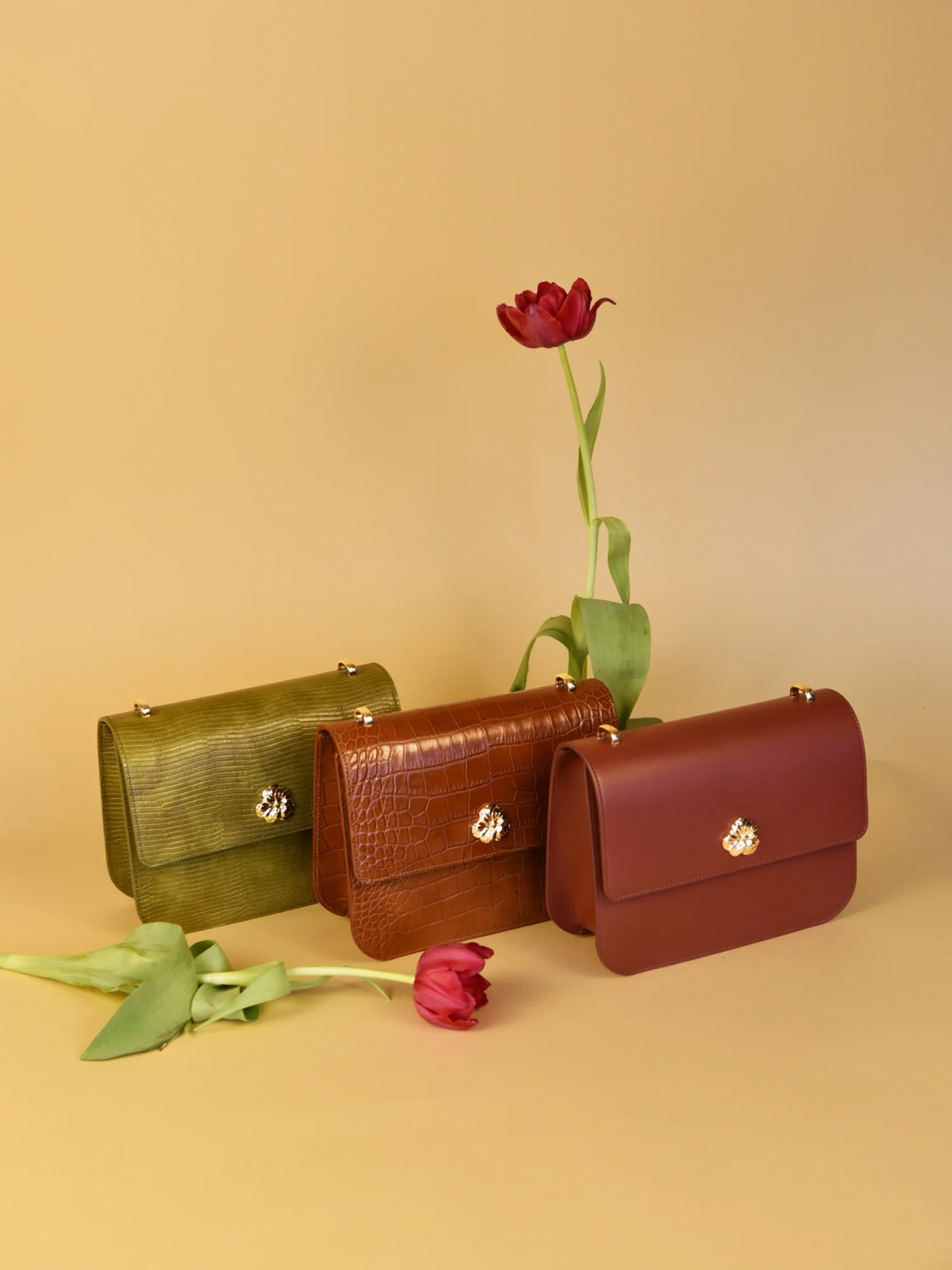 SAC ADÈLE CROCO CAMEL - Image 8
