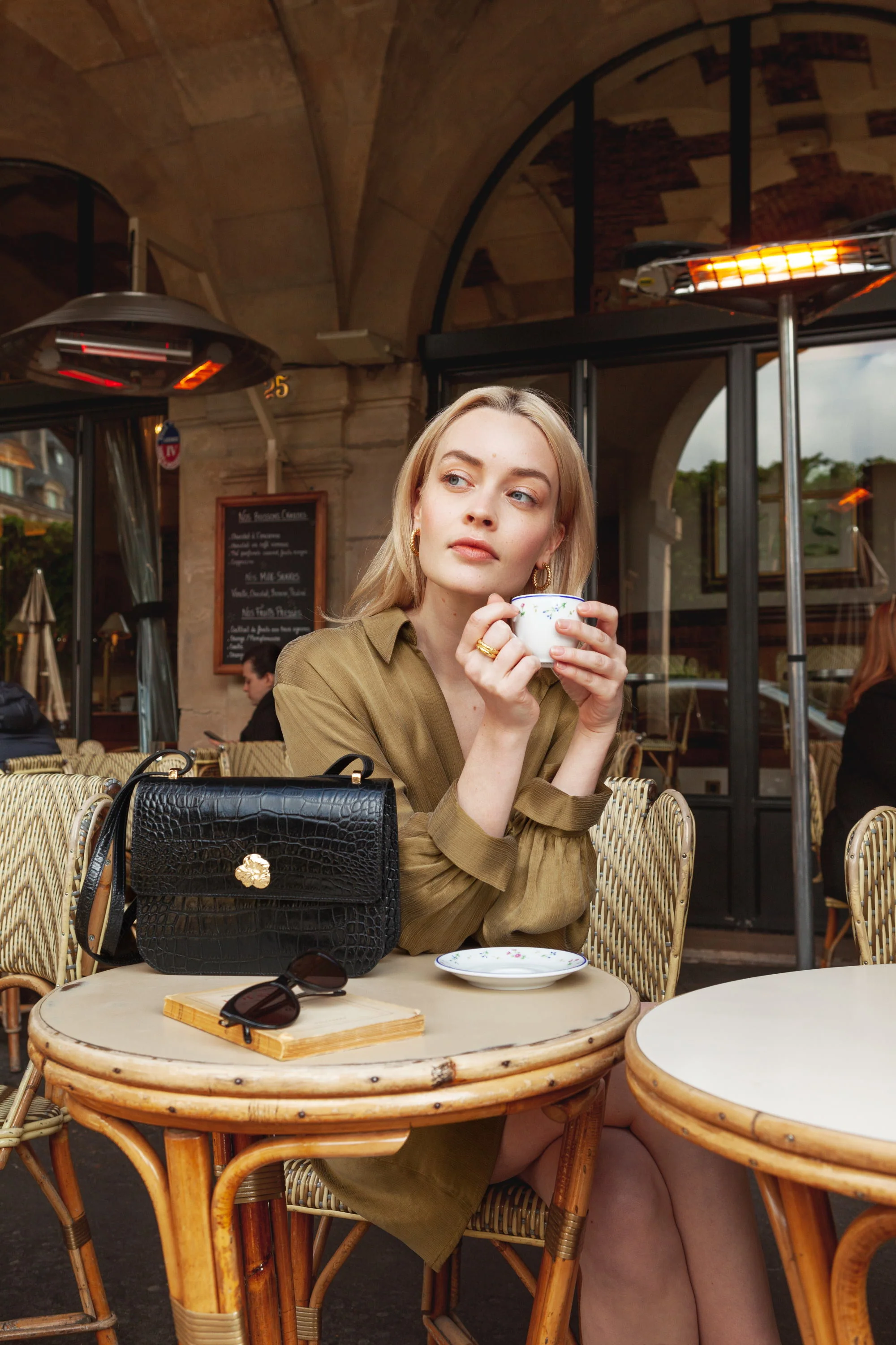 SAC ADÈLE CROCO NOIR - Image 2