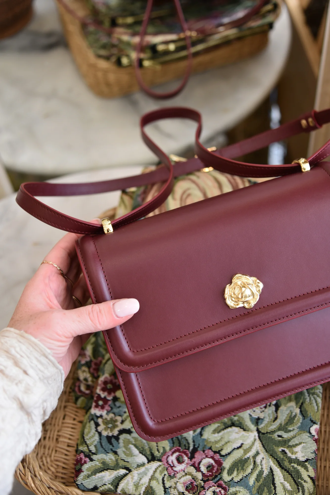 SAC GRAND ROSIE BORDEAUX - Image 10