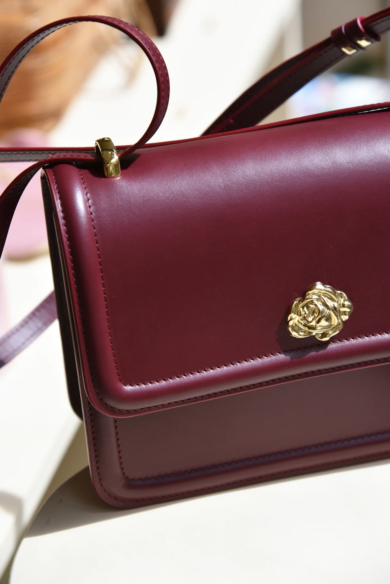 SAC GRAND ROSIE BORDEAUX - Image 4