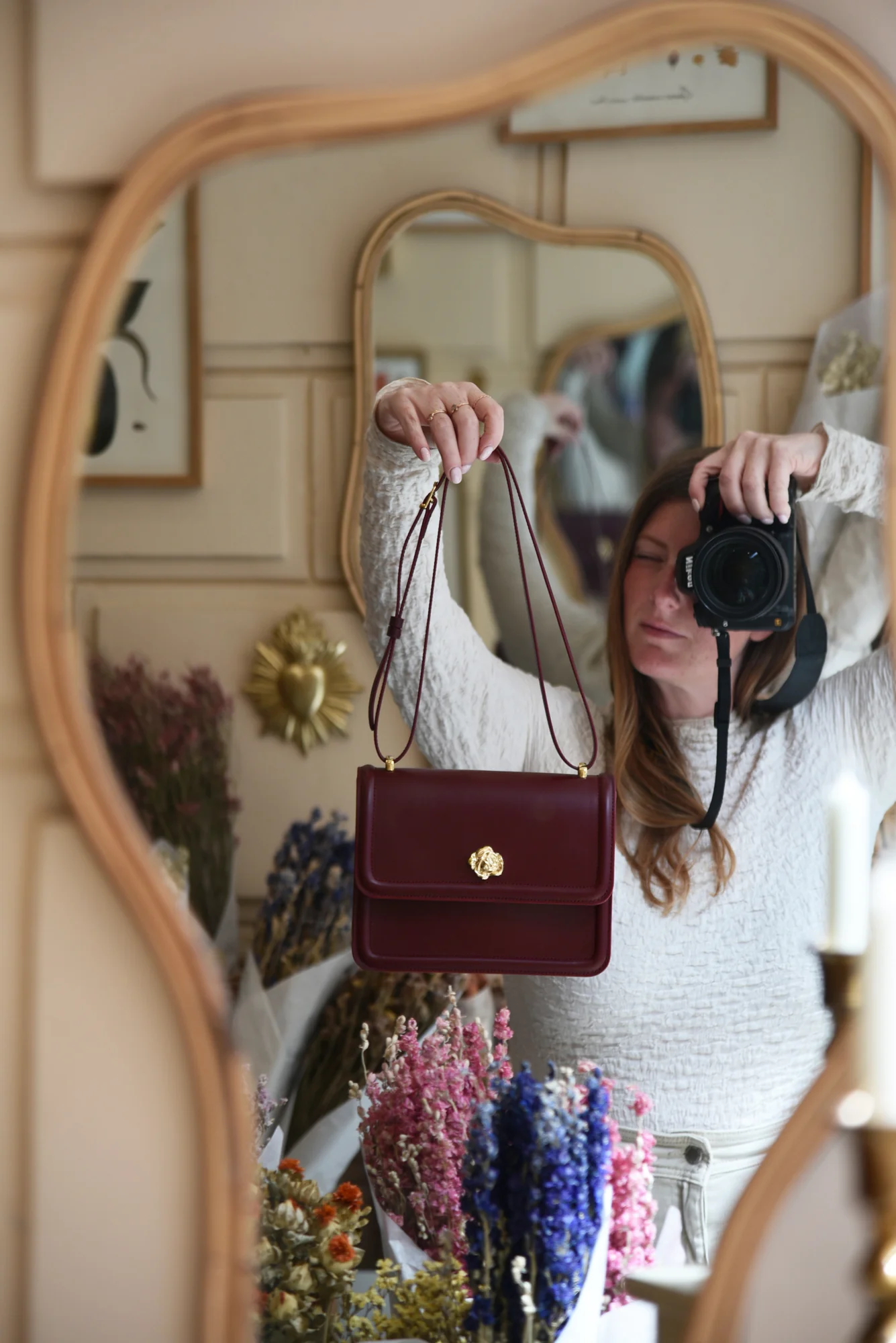 SAC GRAND ROSIE BORDEAUX - Image 5