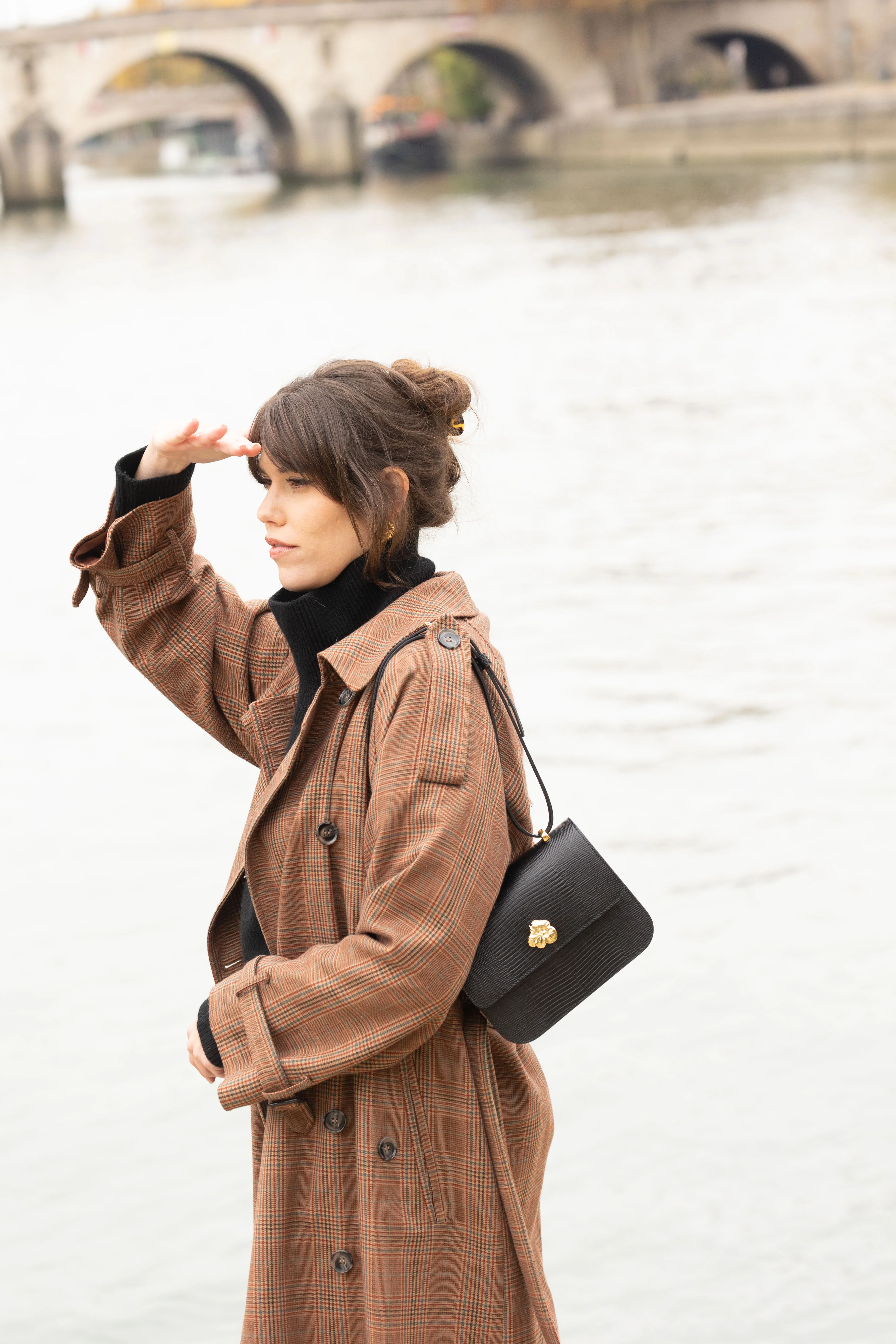 SAC MINI ADÈLE LÉZARD NOIR - Image 4