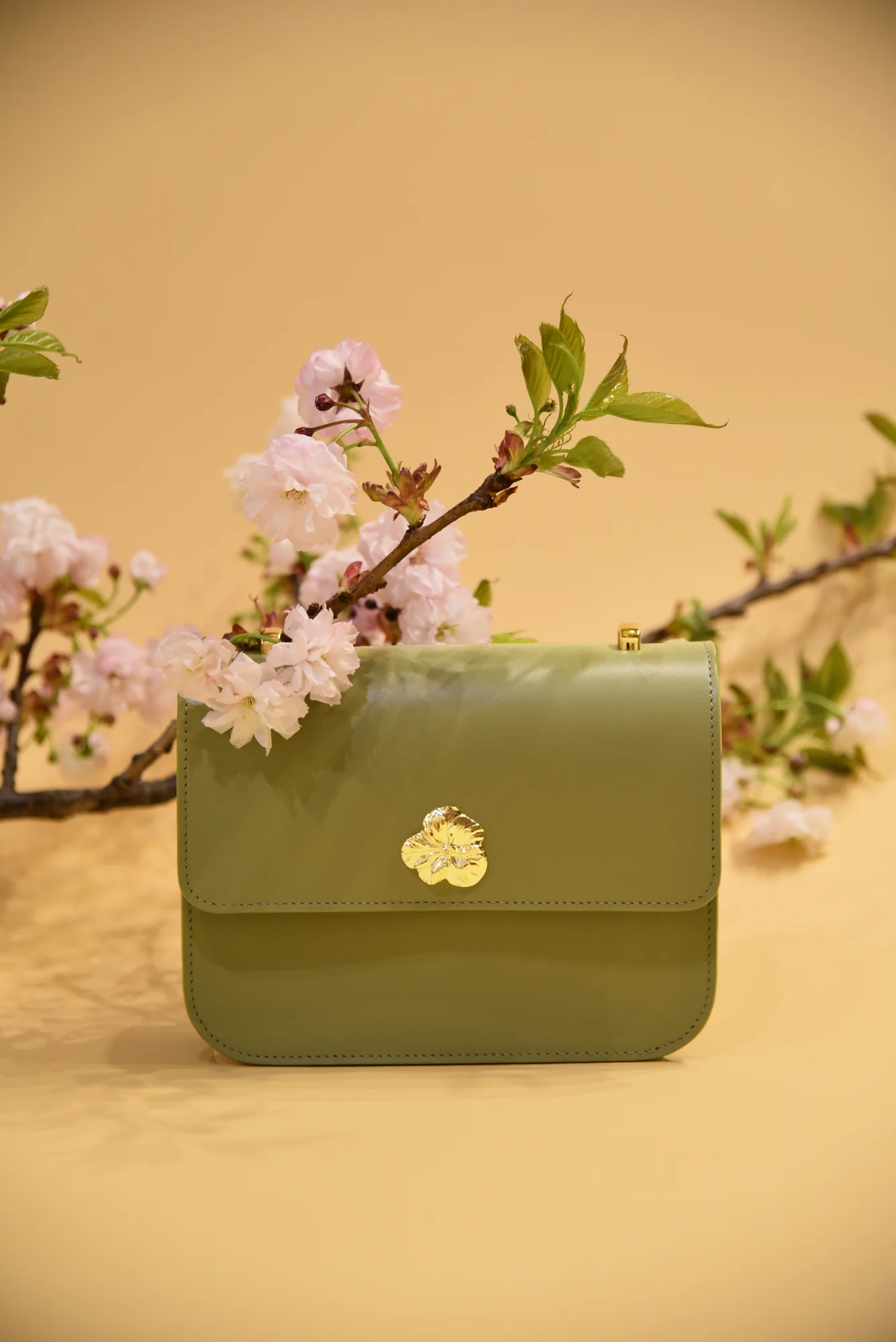 SAC MINI ADÈLE VERT AMANDE - Image 3