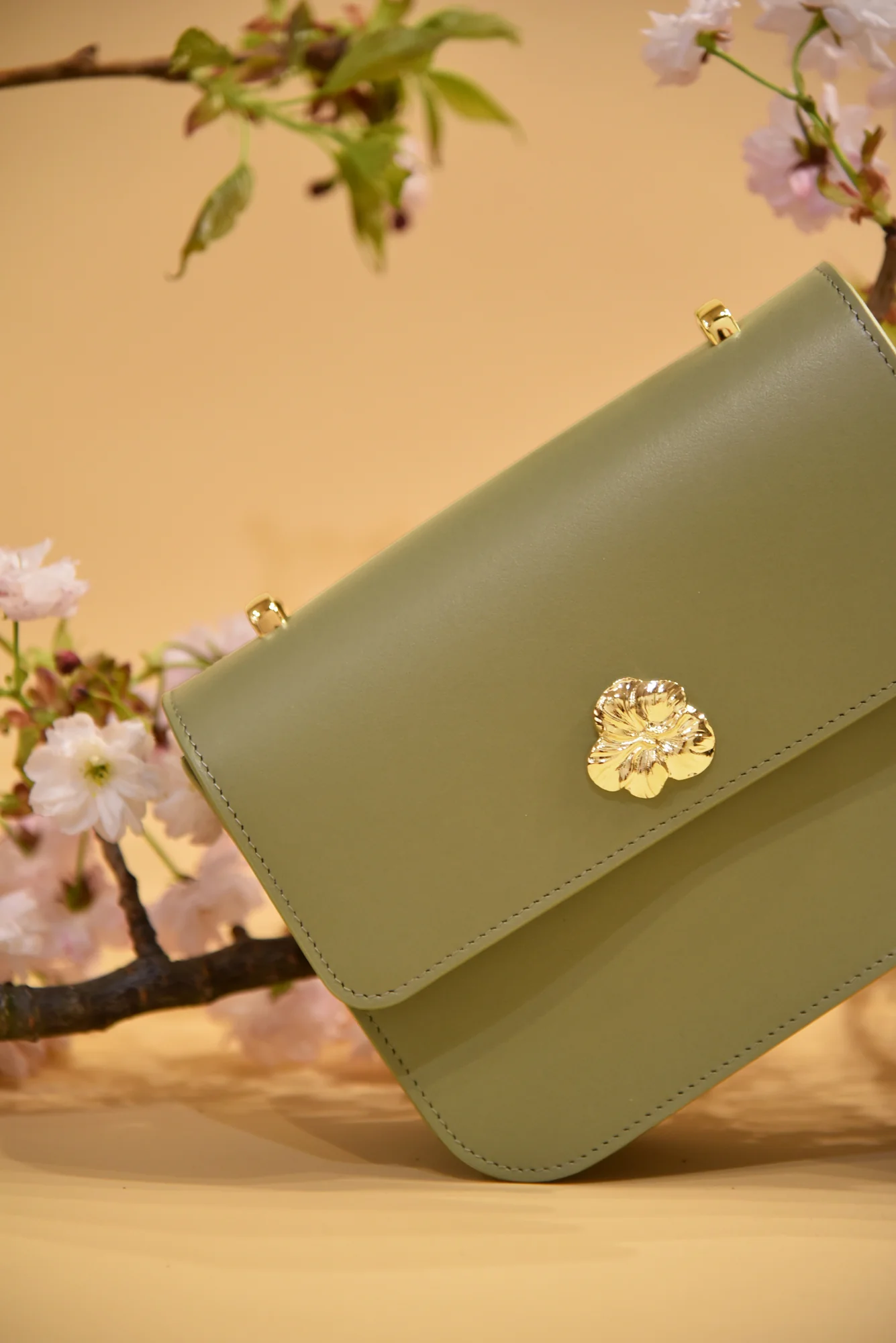 SAC MINI ADÈLE VERT AMANDE - Image 4