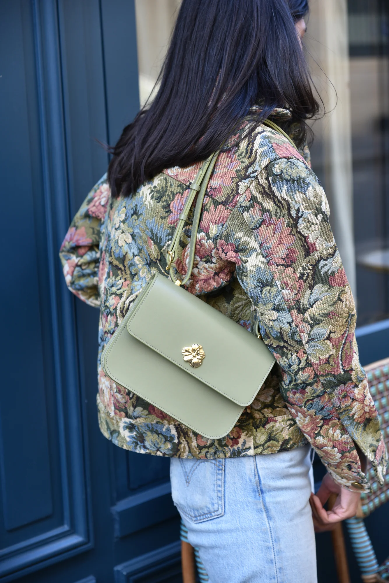 SAC MINI ADÈLE VERT AMANDE - Image 5