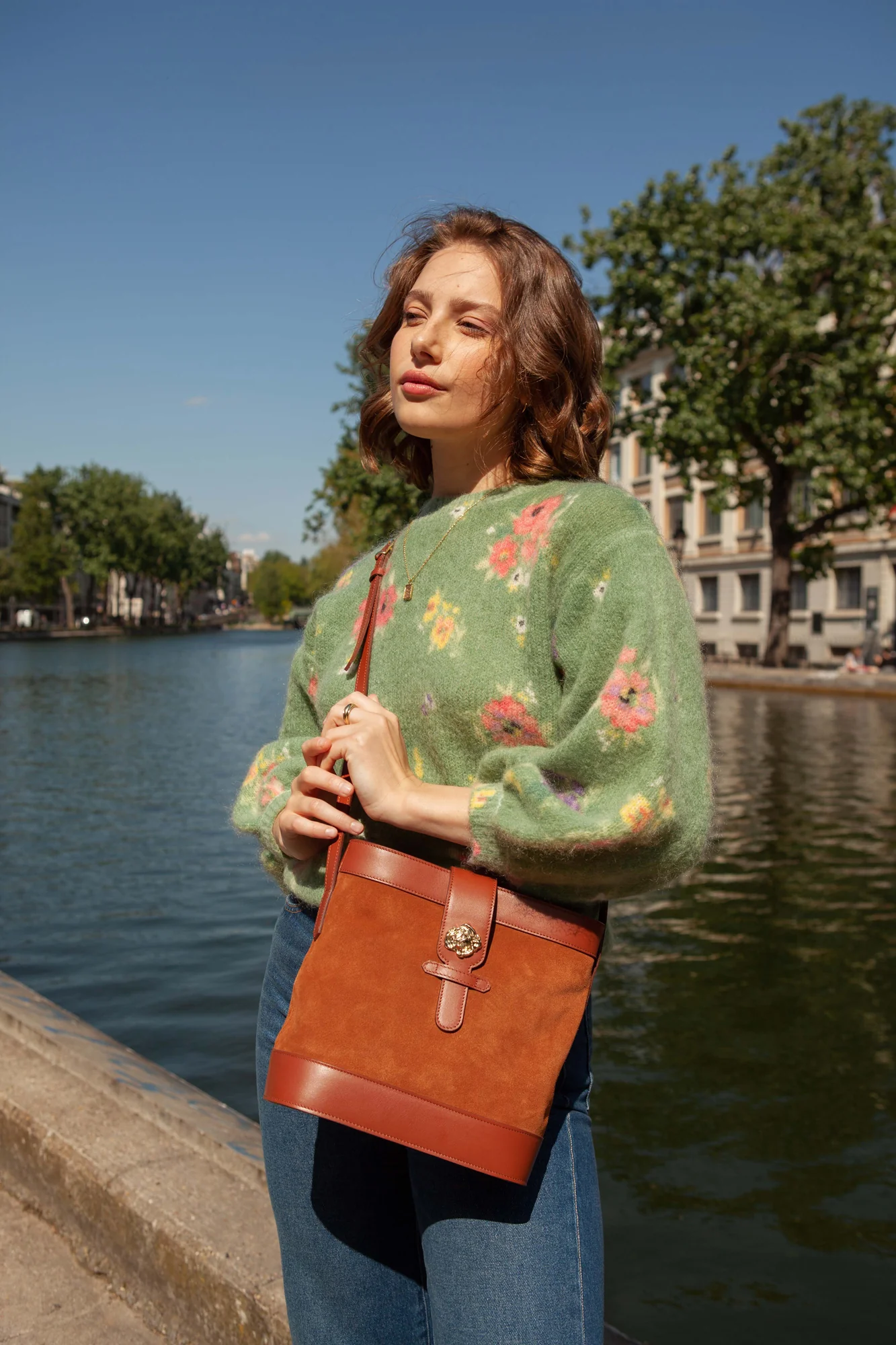 SAC ROSALIE VELOURS CAMEL - Image 7