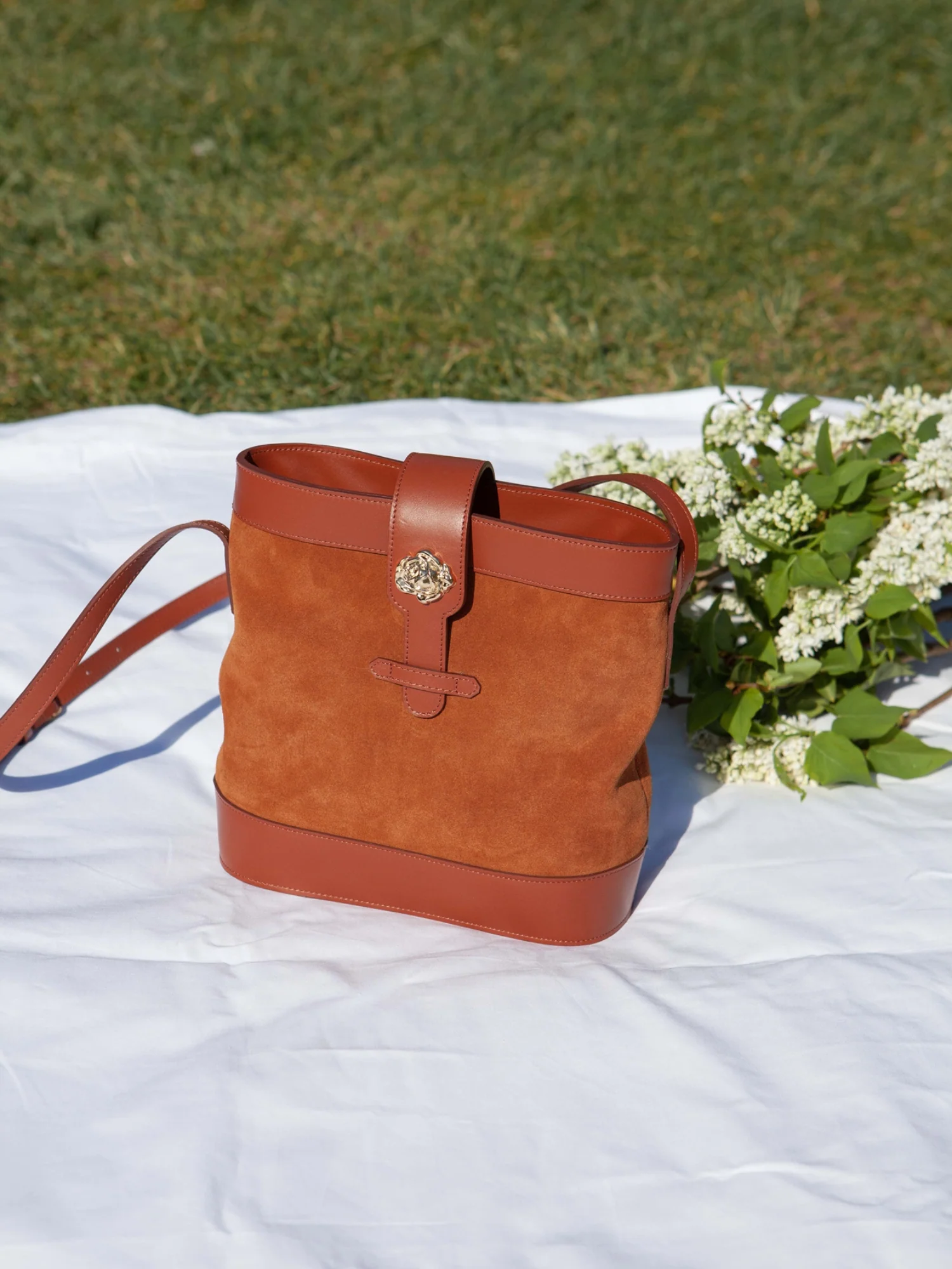 SAC ROSALIE VELOURS CAMEL - Image 8